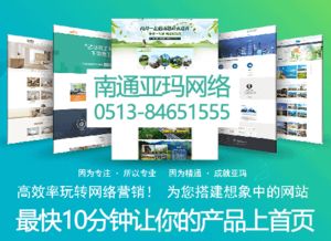 南通专业网站公司 网络宣传与服务的关键注意点